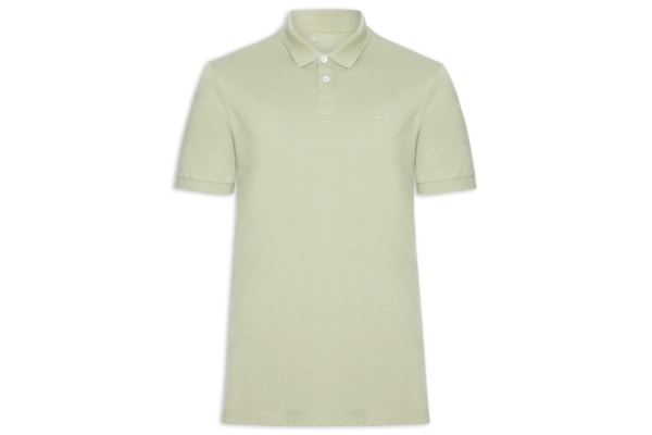 Polo Masculina Piquet Básica Rio - Verde