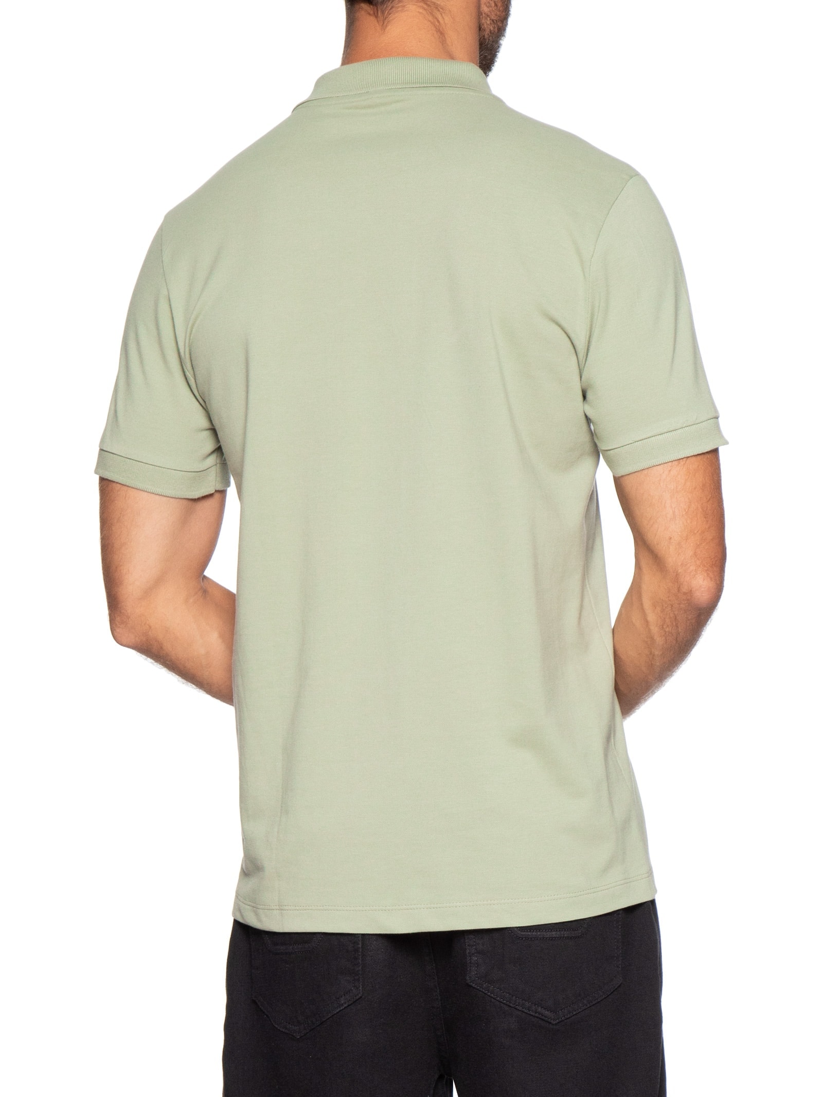 Polo Masculina Piquet Básica Rio Verde Foxton