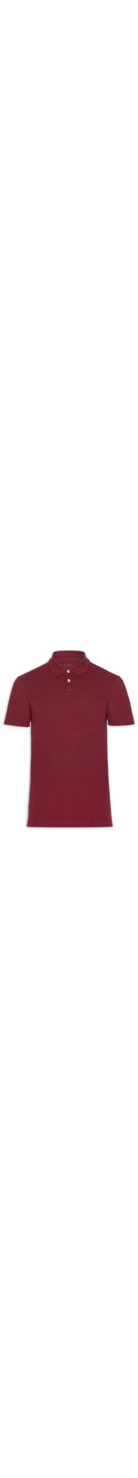 Polo Masculina Piquet Básica Rio - Vermelho