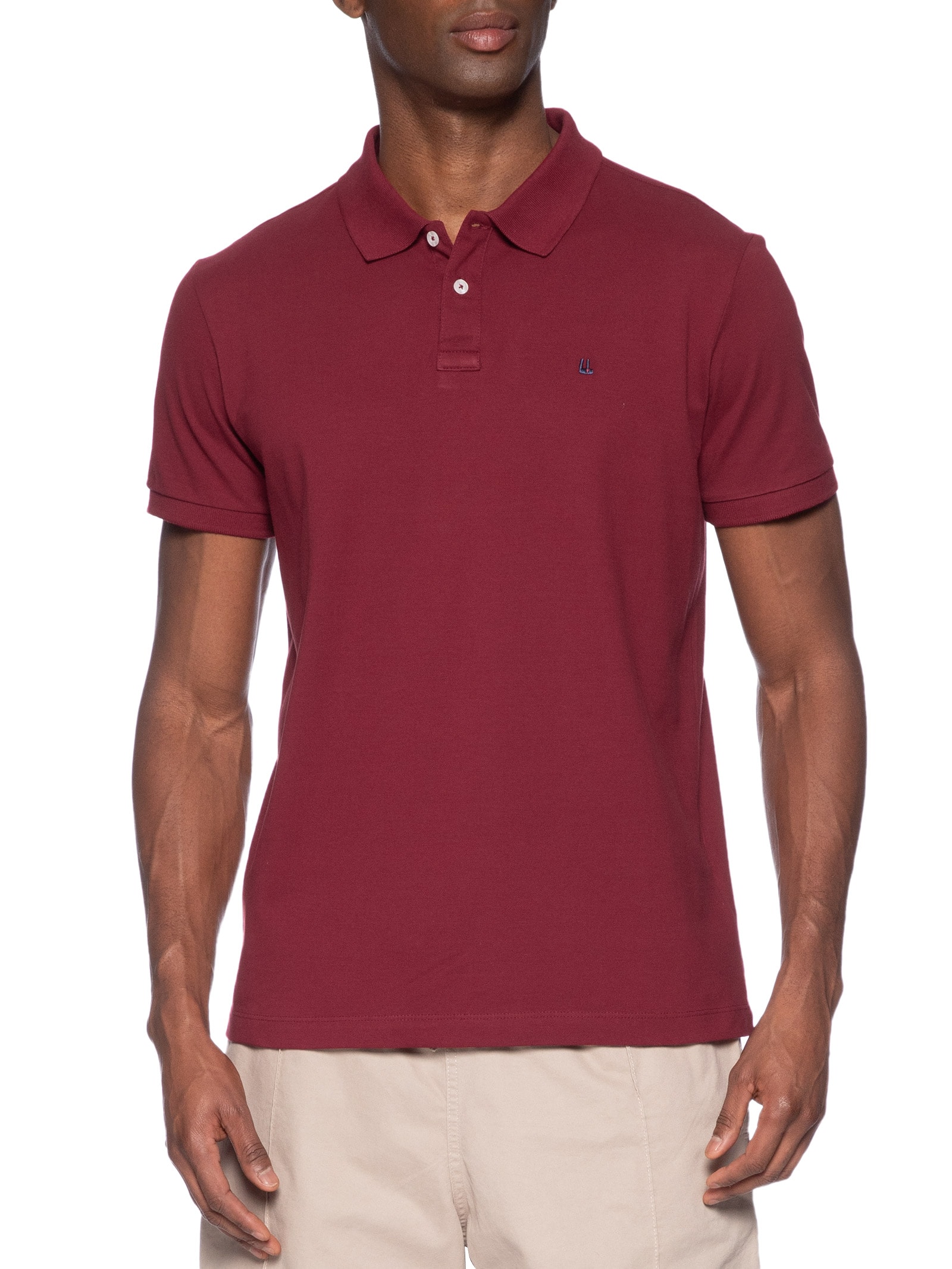 Polo Masculina Piquet Básica Rio Vermelho Foxton