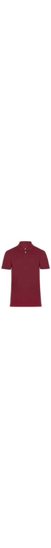 Polo Masculina Piquet Básica Rio - Vermelho