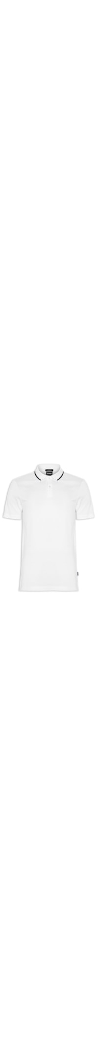 Polo Masculina Piquet - Branco