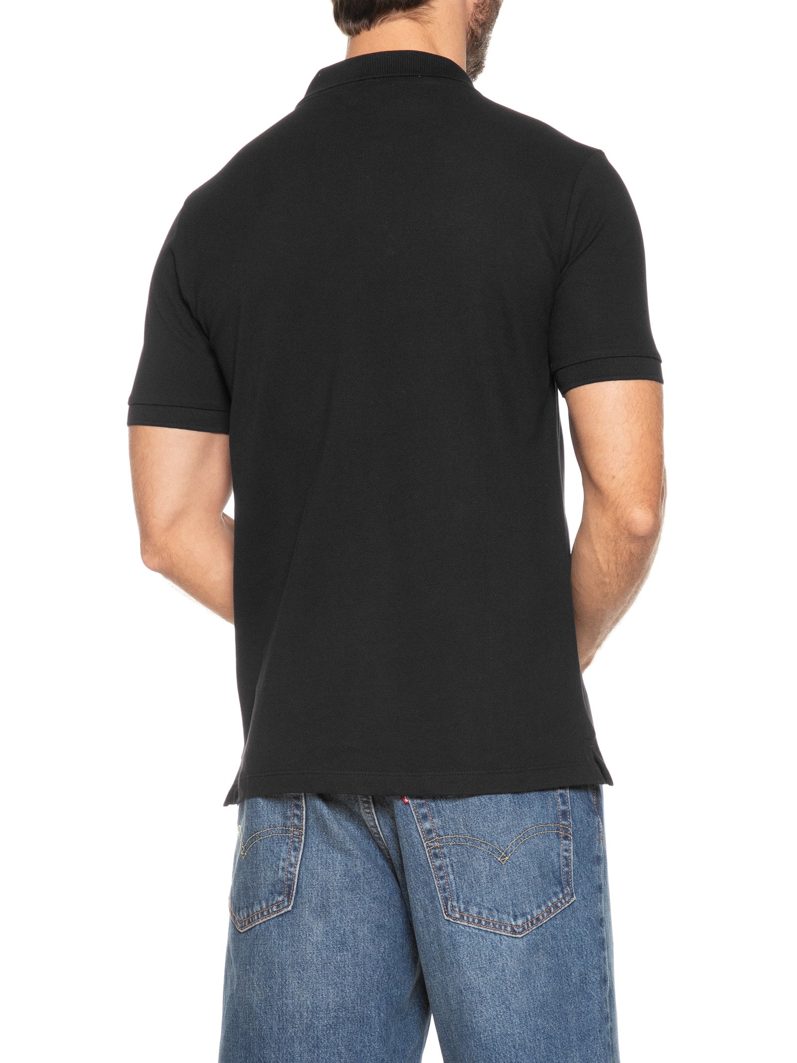 Polo Masculina Piquet Class Red Bird Preto Reserva