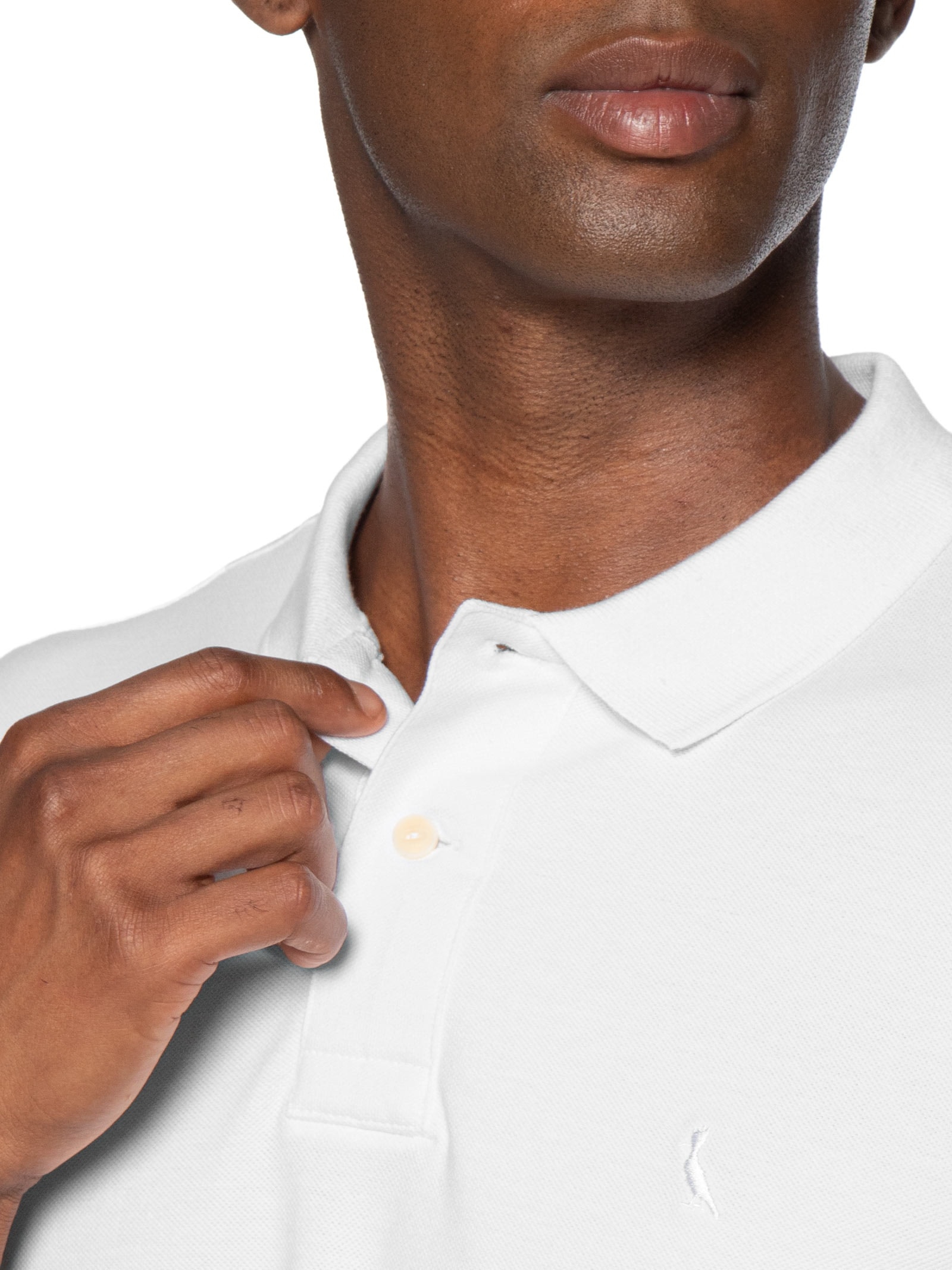 Polo Masculina Piquet Class RSV Branco Reserva