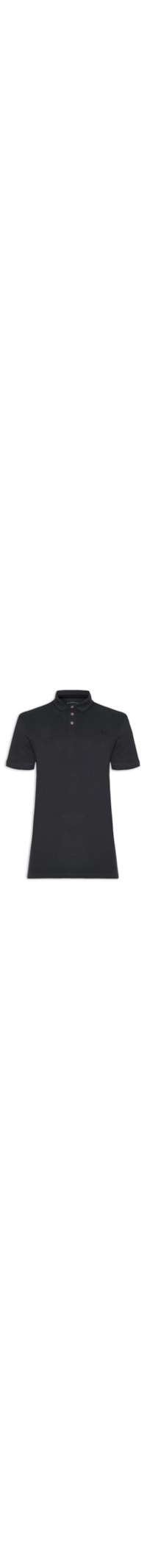 Polo Masculina Piquet Classic Friso - Cinza