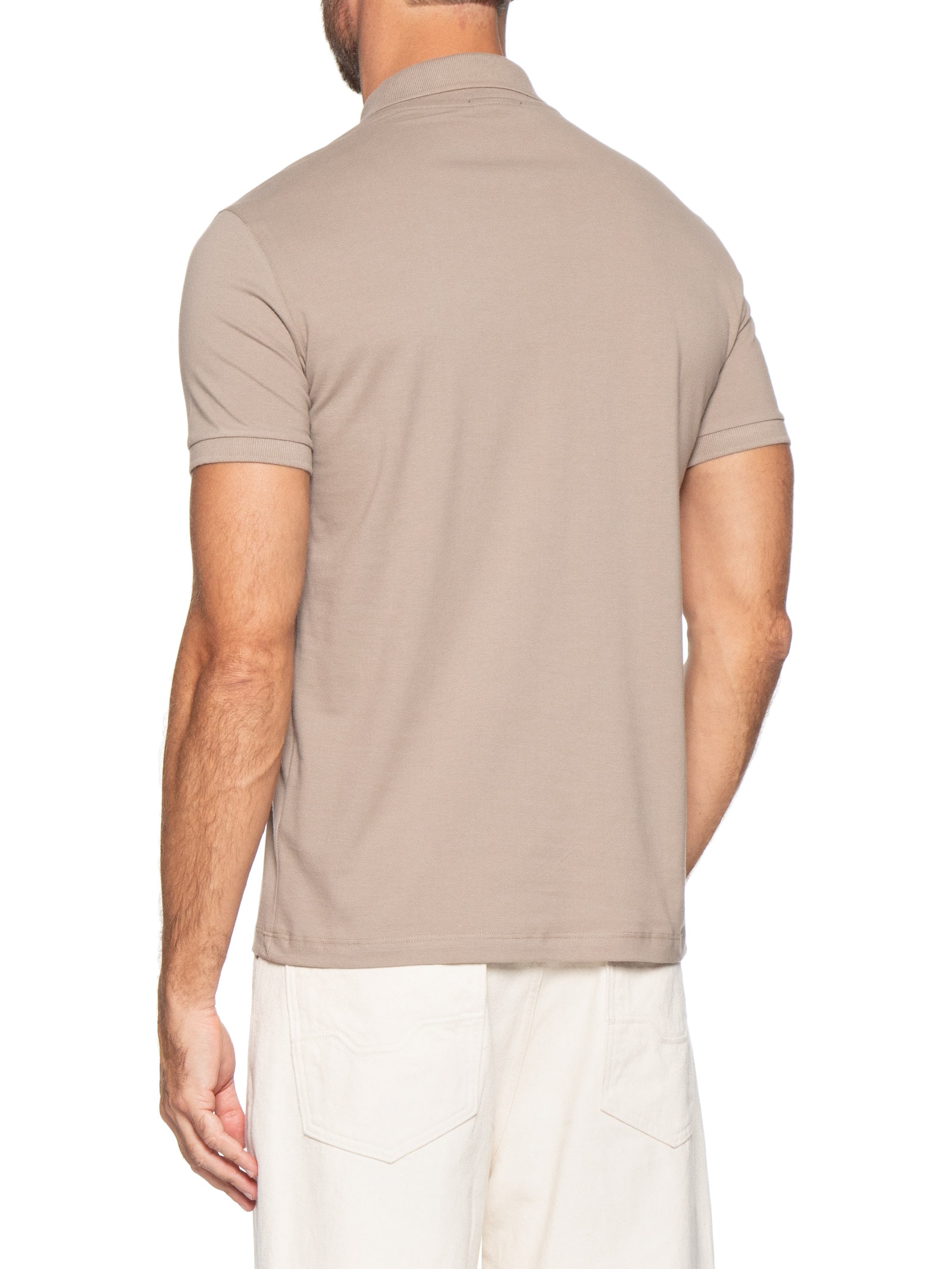 Polo Masculina Piquet Classica Cinza Reserva