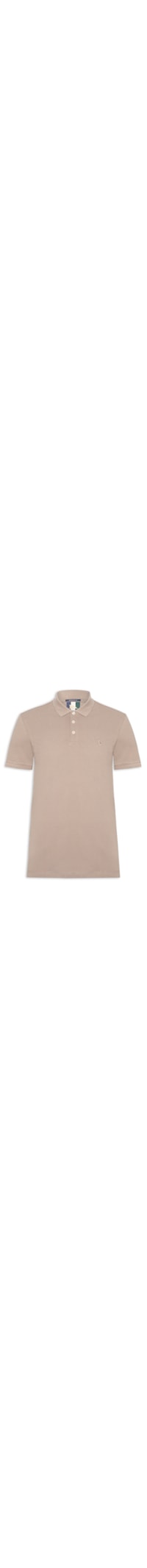 Polo Masculina Piquet Classica - Cinza