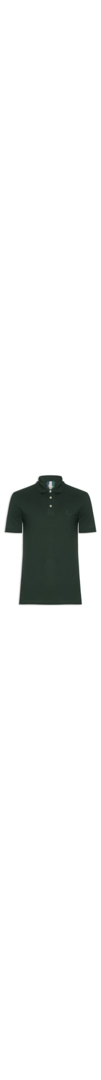 Polo Masculina Piquet Clássica - Verde