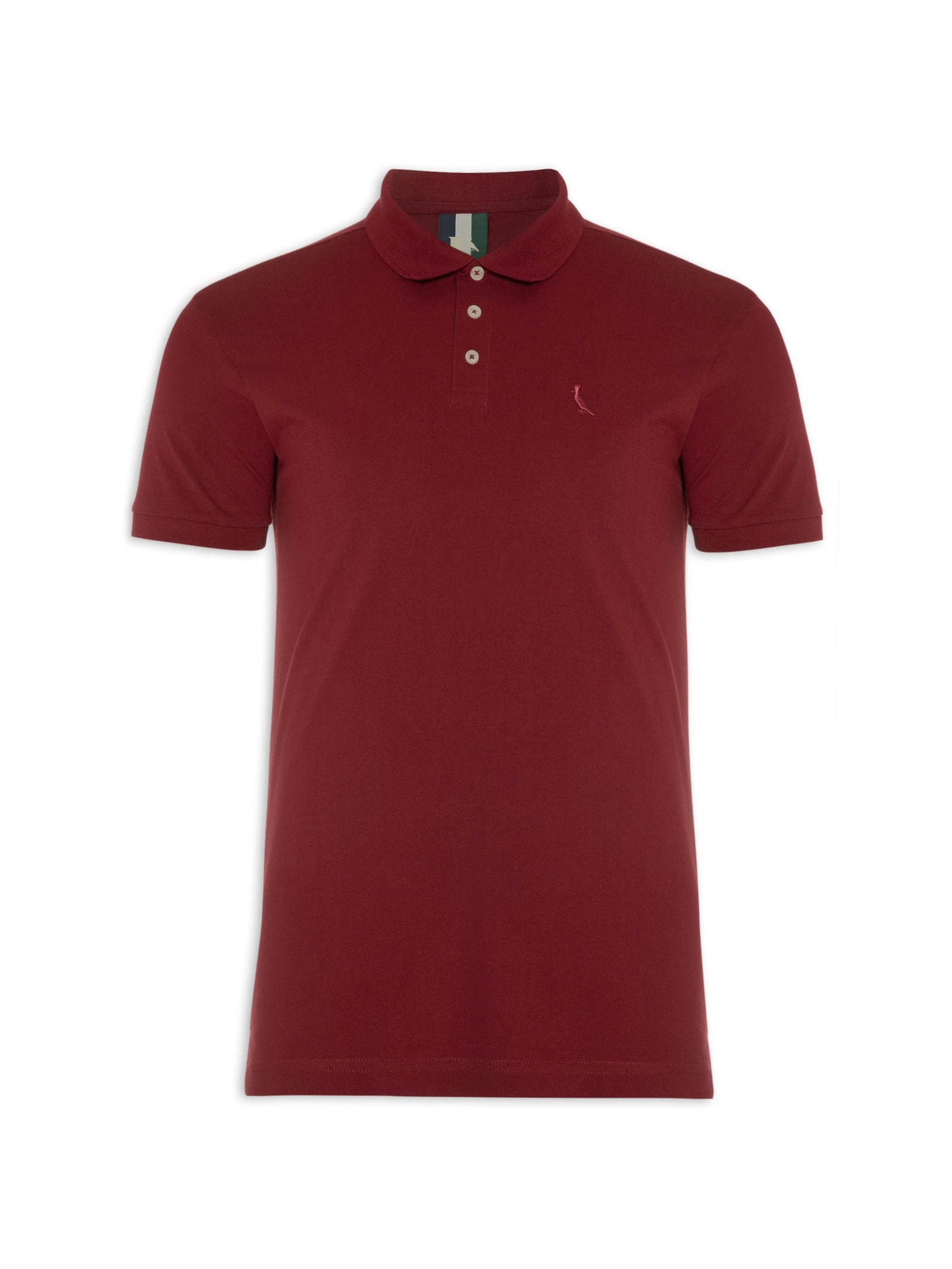 Polo Masculina Piquet Clássica Vermelho Reserva