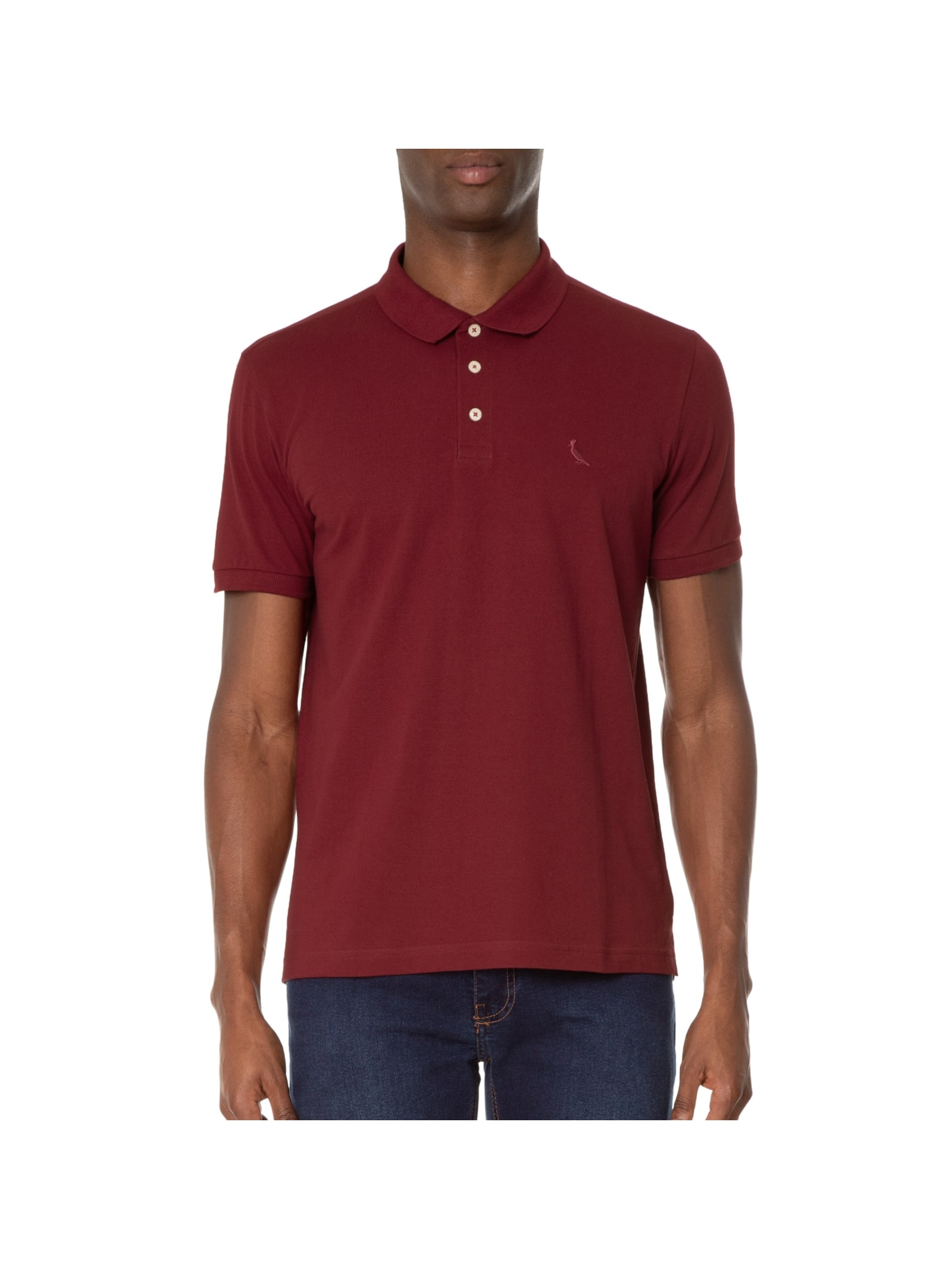 Polo Masculina Piquet Clássica Vermelho Reserva