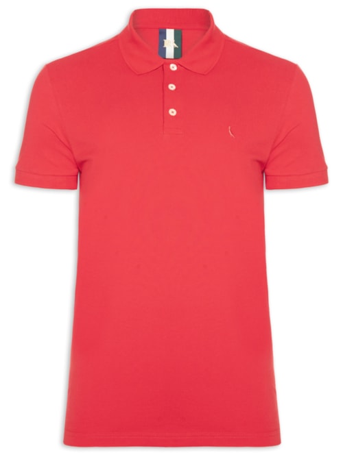 Polo Masculina Piquet Clássica – Vermelho