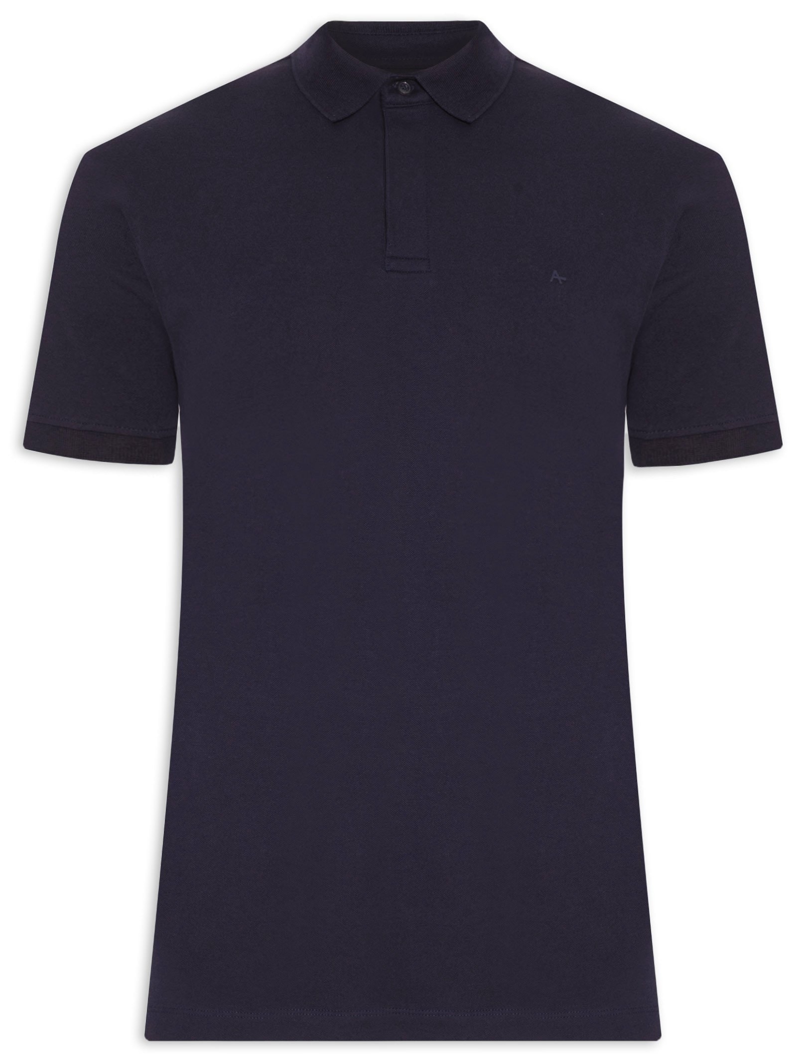 Polo Masculina Piquet Colorfix Azul Aramis
