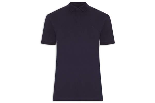 Polo Masculina Piquet Colorfix - Azul