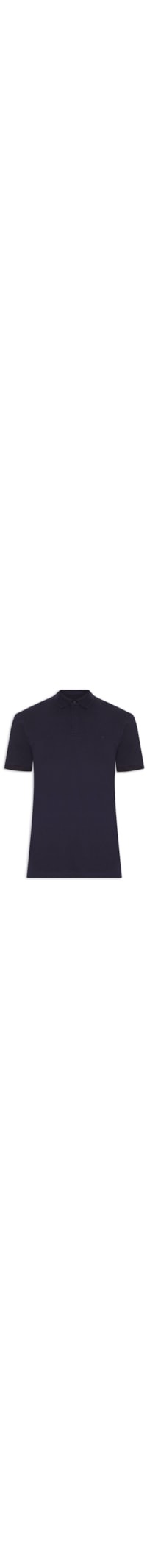 Polo Masculina Piquet Colorfix - Azul