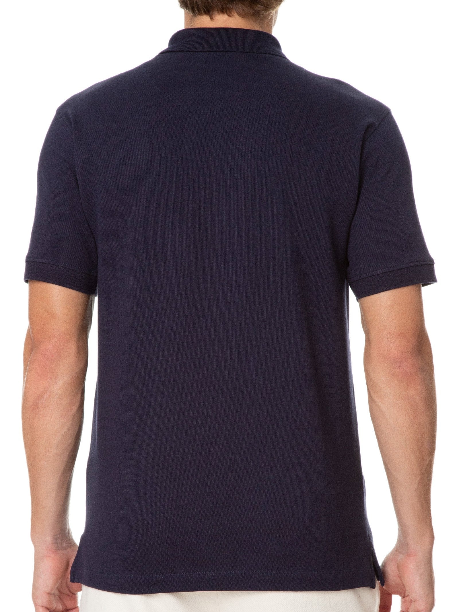 Polo Masculina Piquet Colorfix Azul Aramis