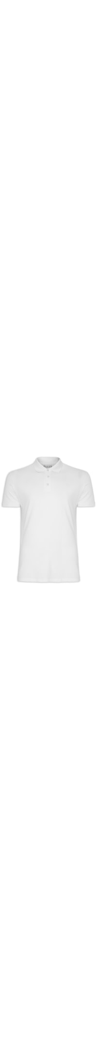 Polo Masculina Piquet Easa Classic Manga Curta - Branco