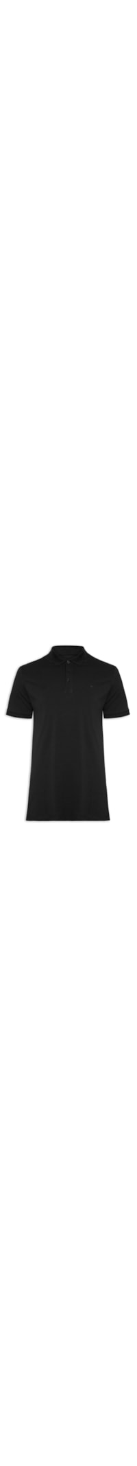 Polo Masculina Piquet Easa Classic Manga Curta - Preto