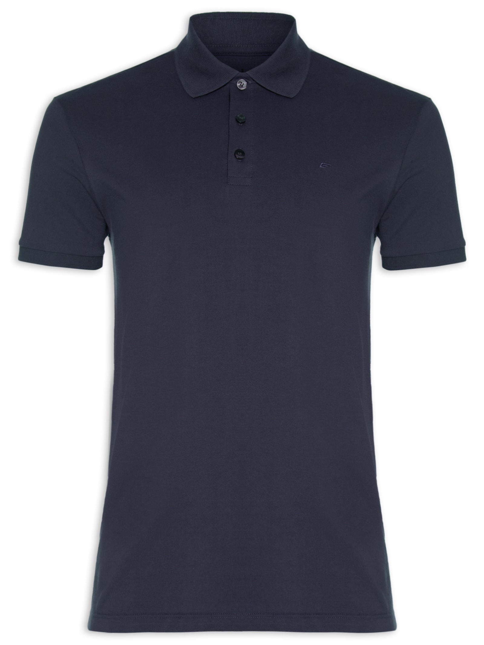 Polo Masculina Piquet Easa Classic Manga Curta Roxo Ellus