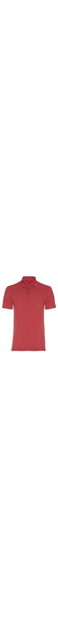 Polo Masculina Piquet Easa Classic Manga Curta - Vermelho