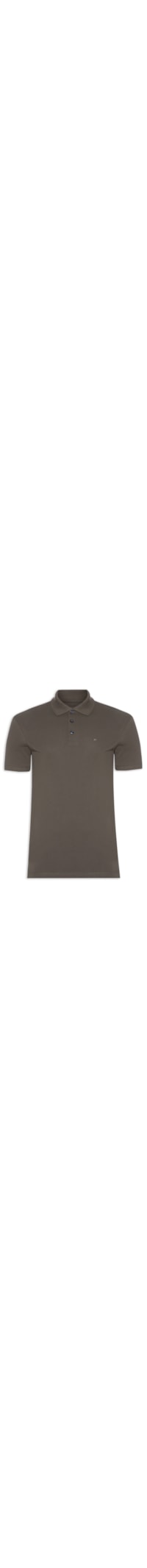 Polo Masculina Piquet Easa Classic - Marrom