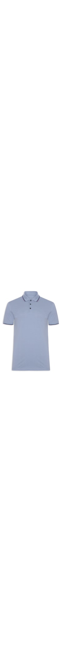 Polo Masculina Piquet Easa Friso Classic - Azul