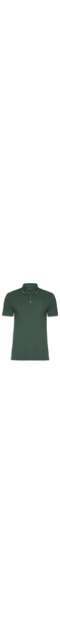 Polo Masculina Piquet Easa Frisos Classic Manga Curta - Verde