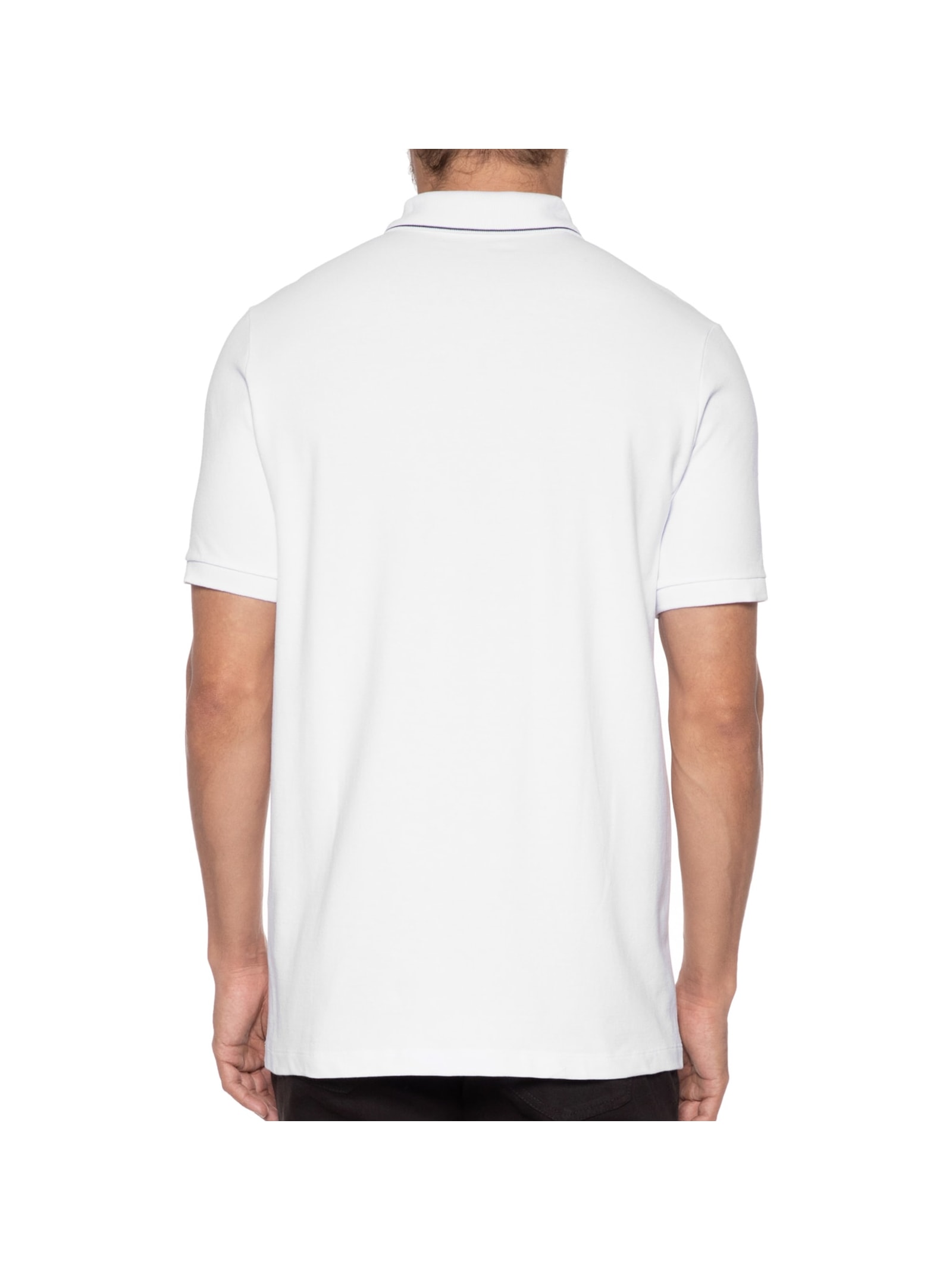 Polo Masculina Piquet Friso New Branco Foxton