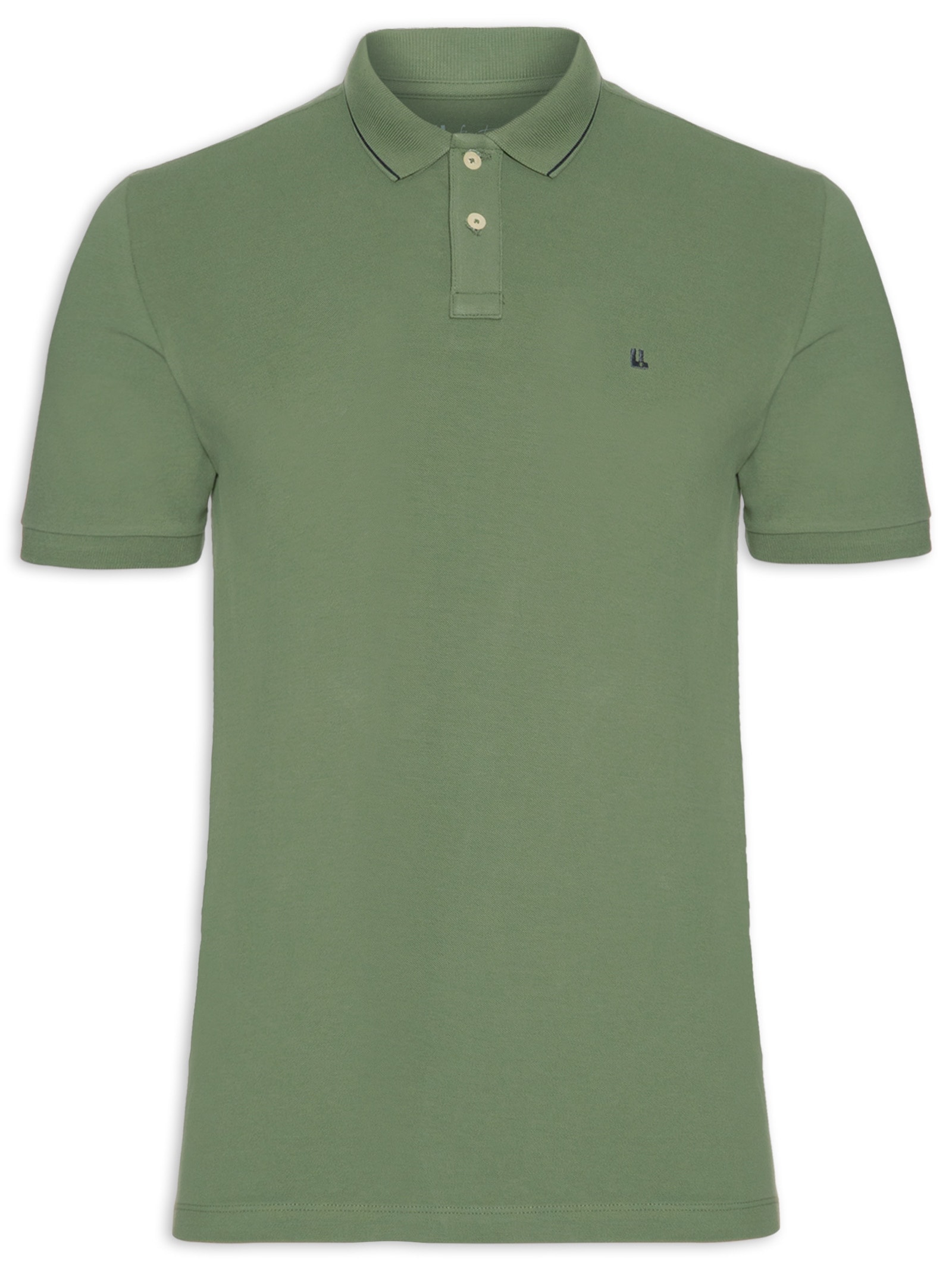 Polo Masculina Piquet Friso New Verde Foxton
