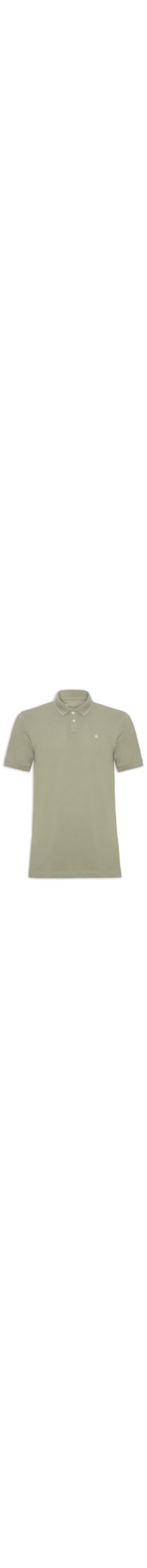 Polo Masculina Piquet Friso New - Verde