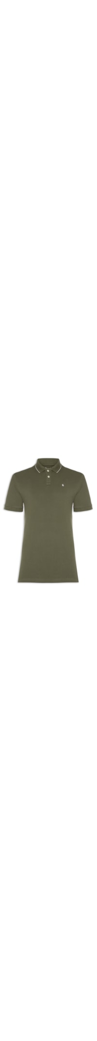 Polo Masculina Piquet Friso New - Verde