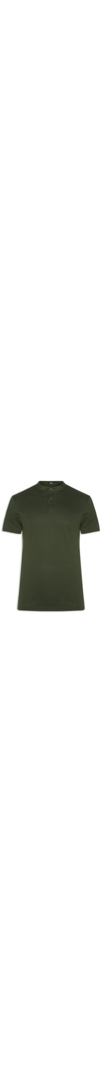 Polo Masculina Piquet Gola Padre - Verde