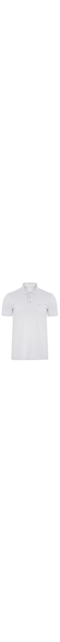 Polo Masculina Piquet Lisa - Cinza