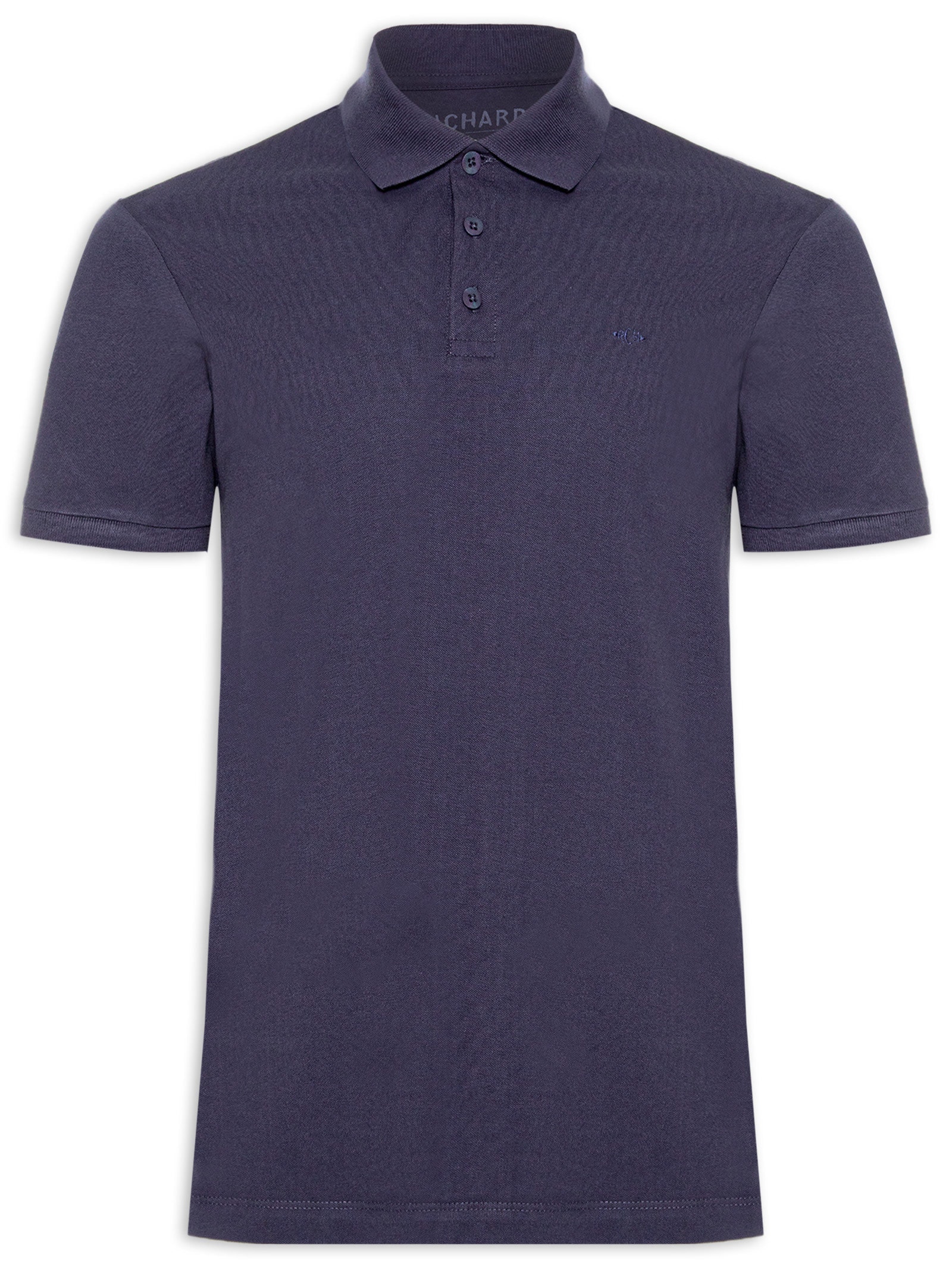 Polo Masculina Piquet Lisa Mc Azul Richards