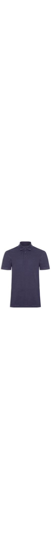 Polo Masculina Piquet Lisa Mc - Azul