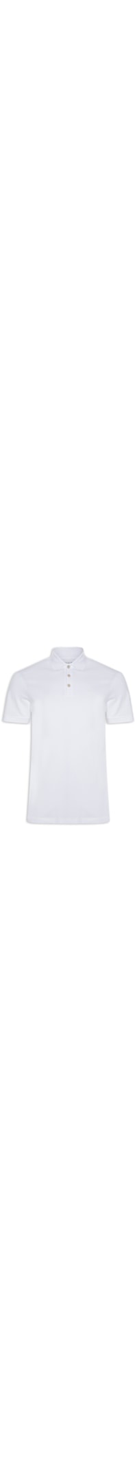 Polo Masculina Piquet Lisa Mc - Branco