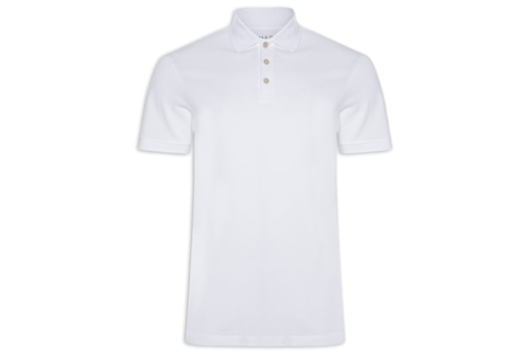 Polo Masculina Piquet Lisa Mc - Branco