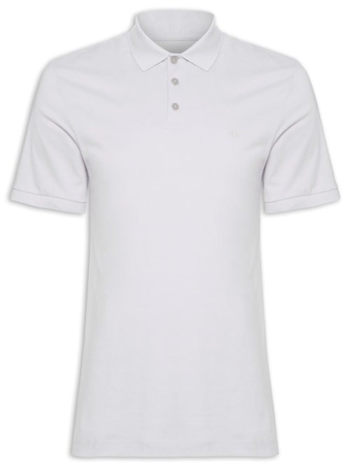 Polo Masculina Piquet Lisa Mc – Cinza