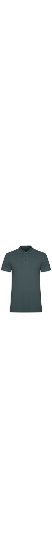 Polo Masculina Piquet Lisa - Verde