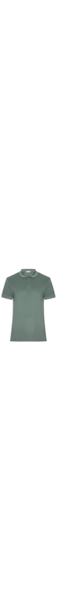 Polo Masculina Piquet Manga Curta - Verde