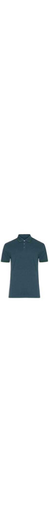 Polo Masculina Piquet Manual Classic Mc - Verde