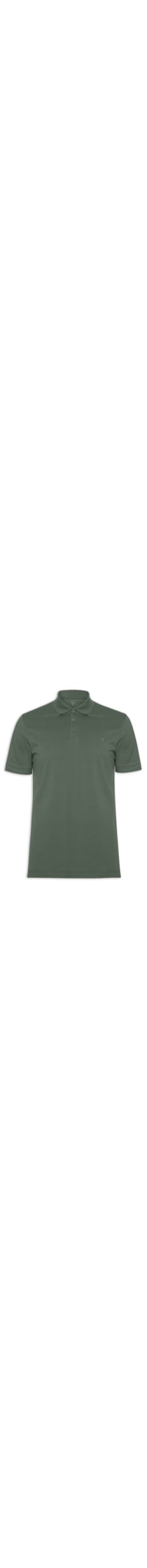 Polo Masculina Piquet Mc Básica - Verde
