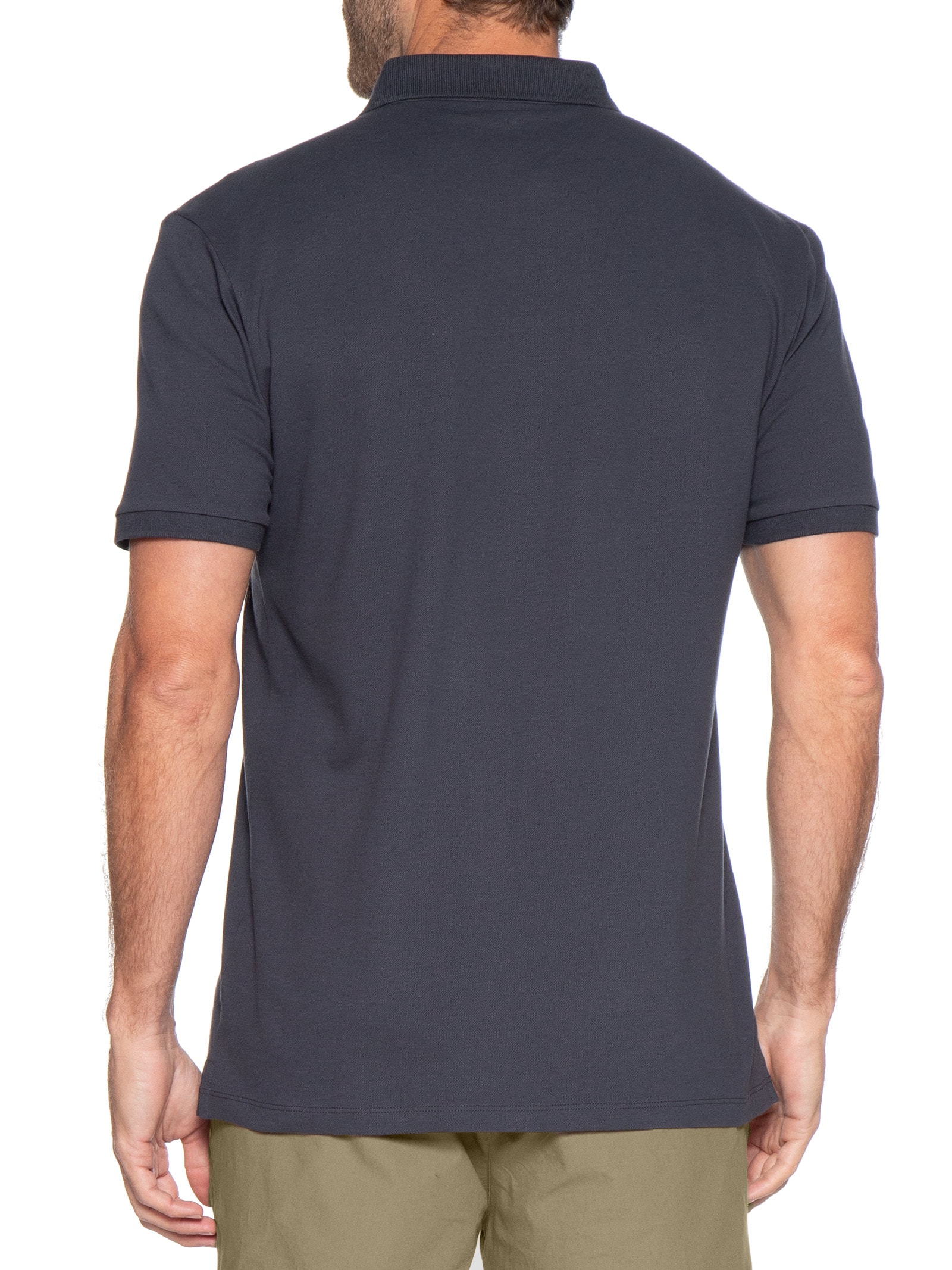 Polo Masculina Piquet Pima Azul Foxton