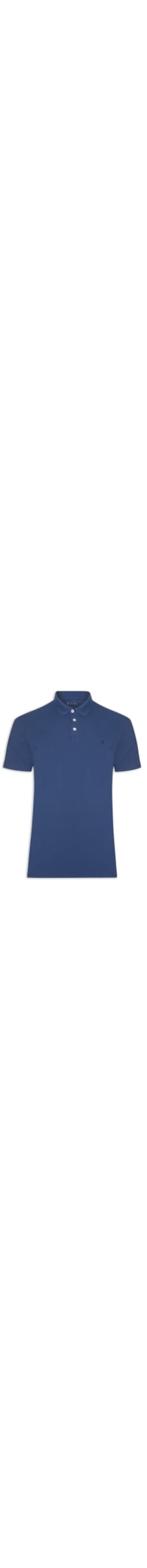 Polo Masculina Piquet Pima Coleção - Azul