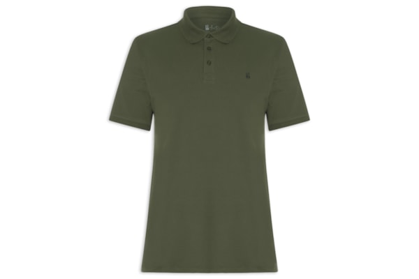 Polo Masculina Piquet Pima - Verde