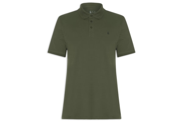 Polo Masculina Piquet Pima - Verde
