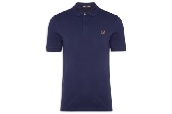 Polo Masculina Plain Fred Perry - Azul