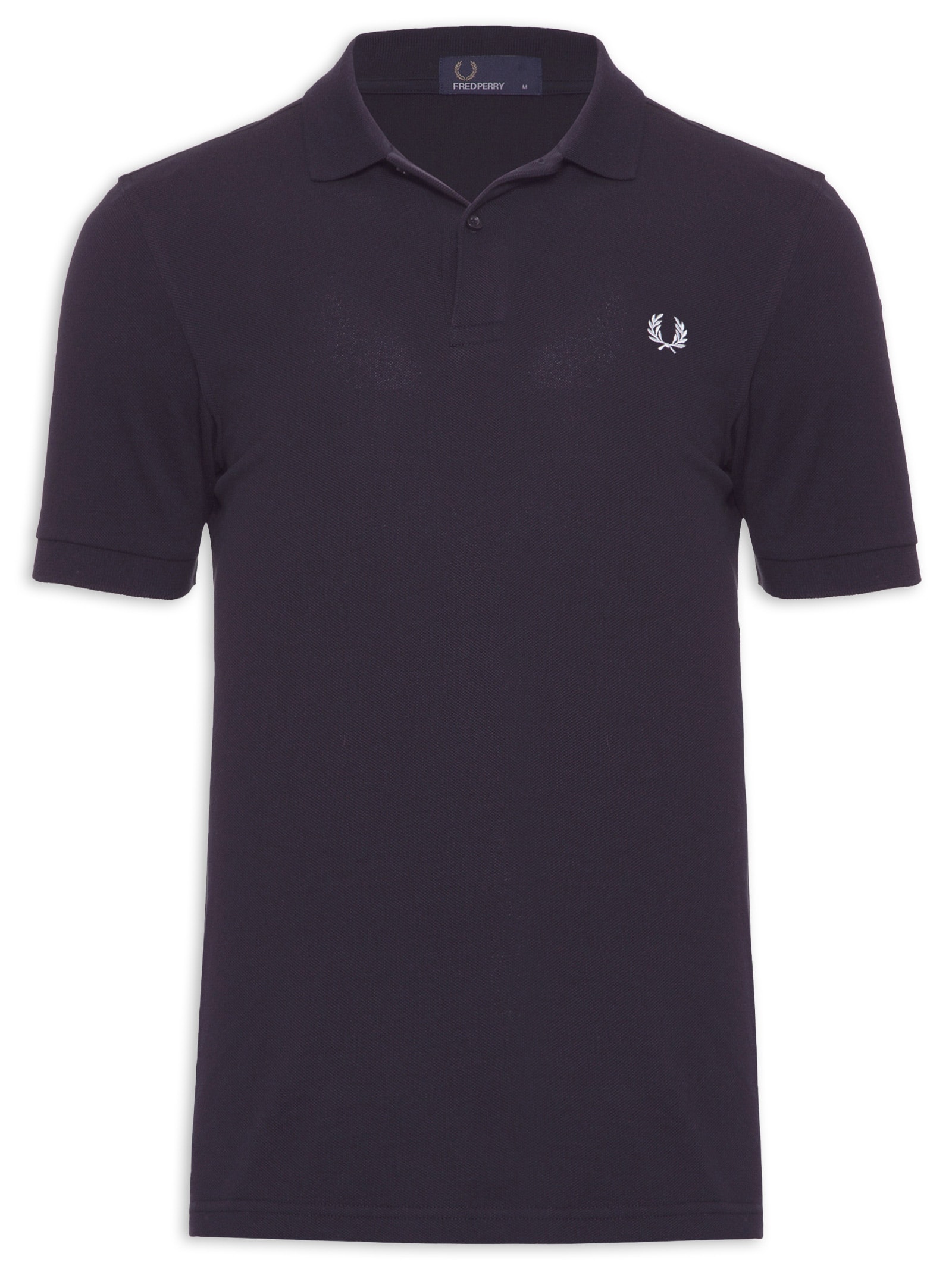 Polo Masculina Plain Shirt Azul Fred Perry