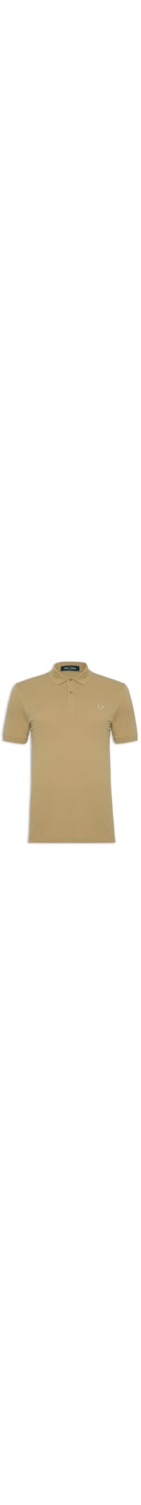 Polo Masculina Plain Shirt - Bege