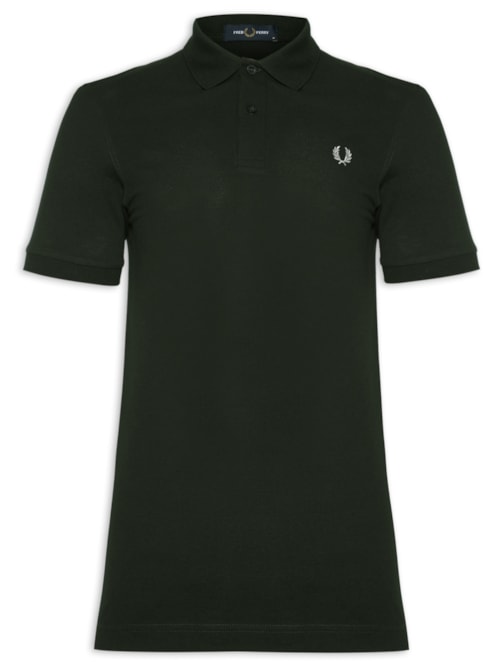 Polo Masculina Plain Shirt – Verde