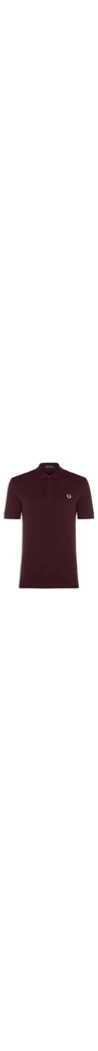 Polo Masculina Plain - Vinho